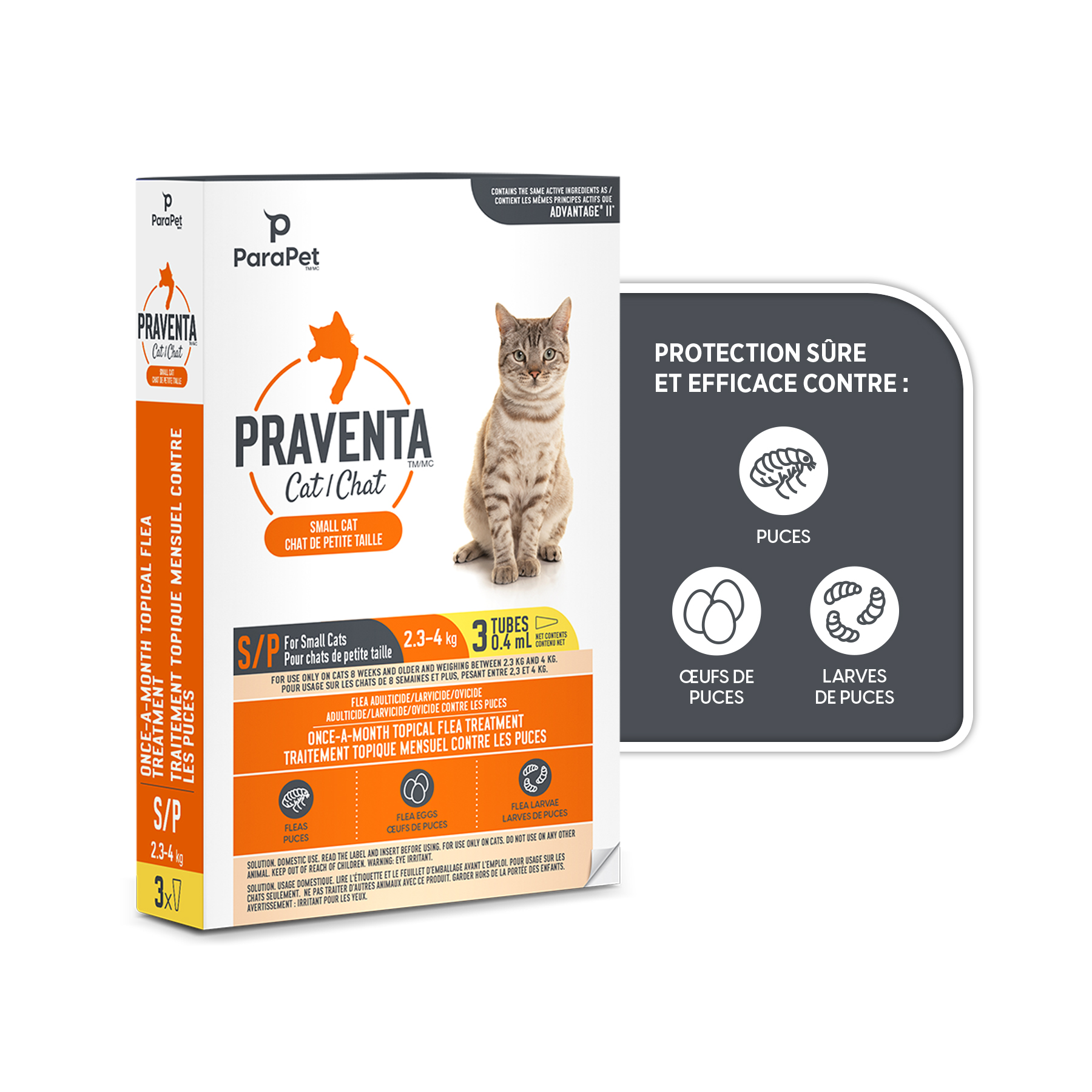Praventa pour chats de petite taille